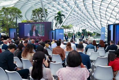 Martha Sazon, the President and CEO of Mynt, the parent company of GCash, joined the CNBC CONVERGE LIVE in Jewel, Singapore, Wednesday, April 22, for the panel, 